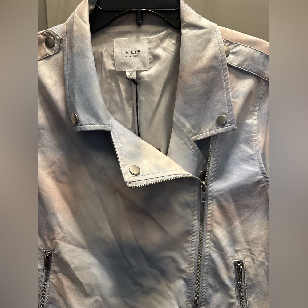 Le Lis Size L Moto Jacket NWT - Picture 2 of 8